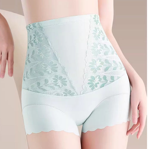 High-waist elastic tummy control underwear, add 5 cm waist depth, high waist tummy control effect is very good!